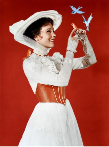 Mary Poppins Disfraz, Julie Andrews Mary Poppins, Merry Poppins, Mary Poppins Movie, Mary Poppins 1964, Mary Poppins Costume, Film Disney, Swinging Sixties, Julie Andrews