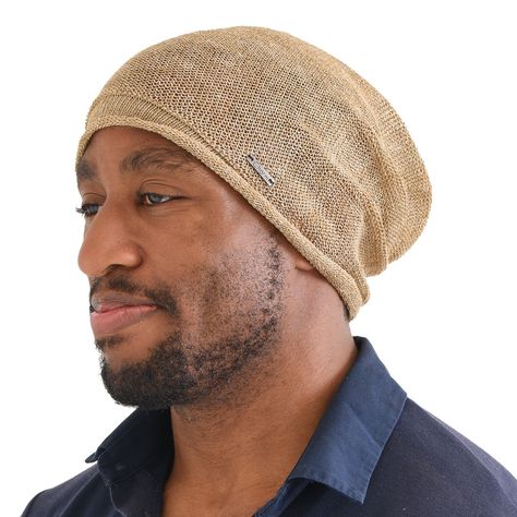 PRICES MAY VARY. 100% Linen MADE TO LAST A LIFETIME - Our beanie becomes softer & stronger with every wash and wear. To reduce the increasing waste accumulating on the planet, it is always better to invest on high quality items, especially linen! ANTI-STATIC, SELF DEODORIZING – Linen reduces the risk of odors and absorbs moisture, because we all know the worst thing to have is a stinky beanie! You can also leave your hair worries at the door as the hairband has anti-static properties you don't n Mens Slouchy Beanie, Summer Beanie, Headband Men, Summer Cap, Summer Mens, Mens Beanie, Korean Fashion Trends, Slouchy Beanie, Turban Headbands