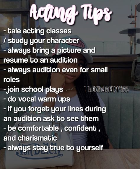 How To Be Good At Acting, How To Act Better, How To Be A Better Actor, How To Get Better At Acting, How To Start Acting As A Teen, How To Be An Actor, How To Become An Actor, Acting Scripts To Practice For Teens, How To Be An Actress