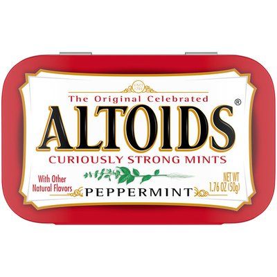 Altoids Classic Peppermint Breath Mints Altoids Mints, Altoids Tin, Breath Mints, Mint Candy, Gum Arabic, First Dates, Metal Tins, Hard Candy, Life Savers