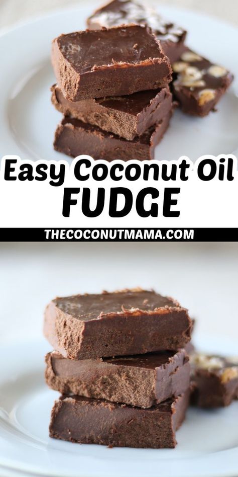 Chocolate Made With Coconut Oil, Coconut Oil Fudge 3 Ingredient, Coconut Oil Baked Goods, Coconut Oil Chocolate Recipe, Recipes Using Canna Coconut Oil, Recipes Using Coconut Oil, Coconut Oil Recipes Food, Coconut Oil Dessert Recipes, Marshmallows Frosting