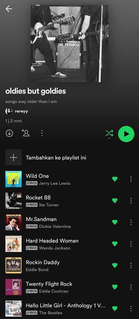 spotify name : rereyy 90s Playlist, Wanda Jackson, 90s Songs, Metal Songs, Playlist Names, Jerry Lee Lewis, 90s Music, Rock Songs, Song Playlist