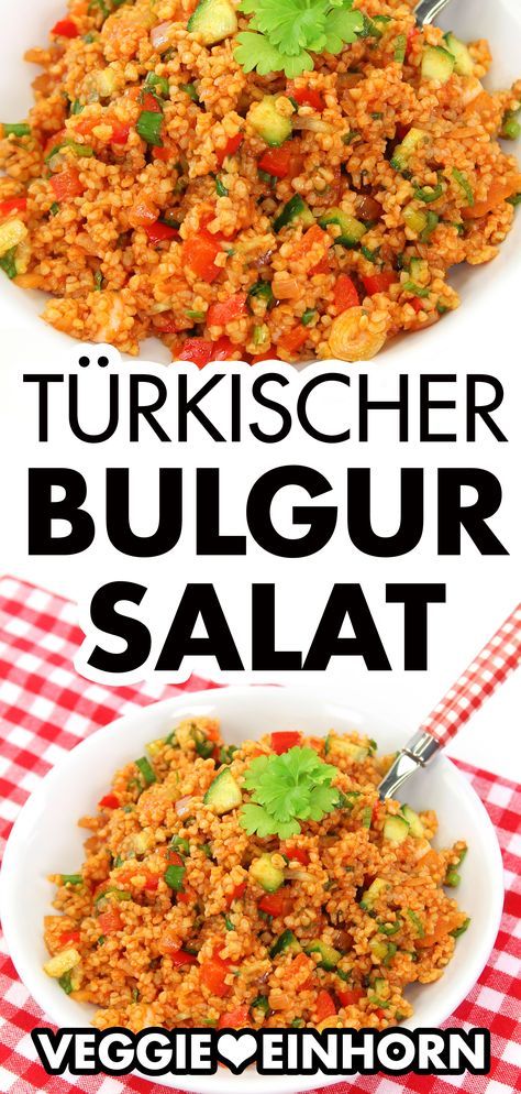 Bulgur Salad, Protein Breakfast Recipes, Idee Pasto Sano, Vegetarian Diet, Eating Plans, Cooking Dinner, Feta, Meal Planning, Tapas