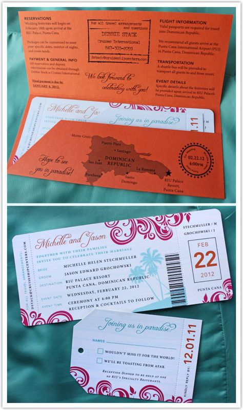 Boarding Pass Invitation Template, Boarding Pass Wedding Invitation, Ticket Wedding Invitations, Boarding Pass Invitation, Destination Wedding Inspiration, Wedding Plan, Vintage Invitations, Hawaiian Wedding, Destination Wedding Invitations