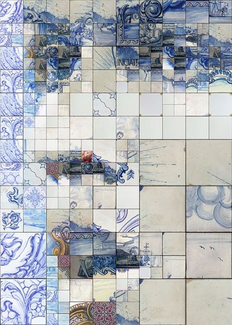 vjeranski Blue And White Tiles, Interior Simple, Creation Art, Traditional Tile, Art Et Illustration, Wow Art, White Tiles, Painting Tile, Art And Illustration