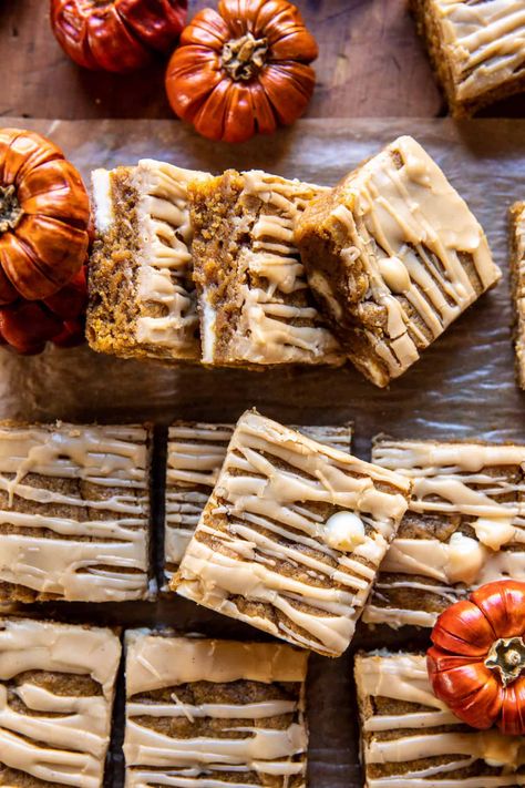 Pumpkin Butter Bars, Maple Pumpkin Butter, Half Baked Harvest Recipes, Smores Dessert, Maple Pumpkin, Desserts Keto, Butter Bars, Brownie Desserts, Chocolate Chip Pancakes