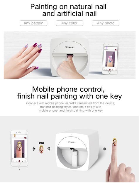 O2Nails Mobile Nail Printer, Digital Nail Printer, Nail Art Printer, Nail Printer Machine Nail Printer Machine, Nail Art Machine, Nail Machine, Nail Art Printer, Nail Printer, Blue And White Nails, Mobile Nails, Nail Art For Beginners, Blue Nail Art