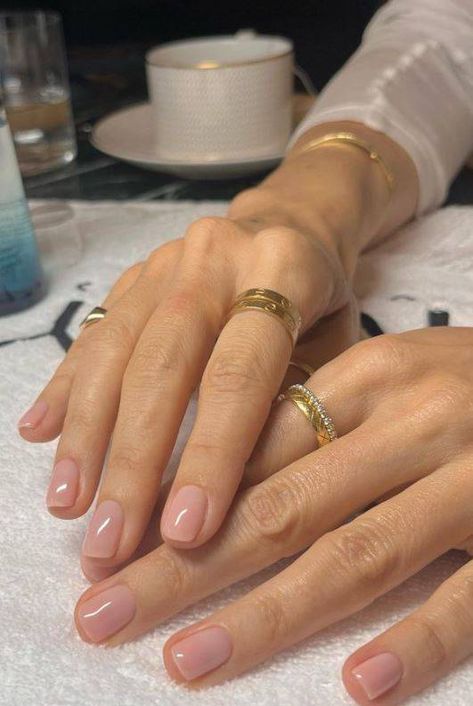 The 10 Best Nude Nail Polishes For Women in 2024 | Who What Wear UK Summer Nude Nail Colors, Natural Nail Polish Color, Shellac Nail Colors, Neutral Nail Color, Natural Nails Manicure, Neutral Nail Polish, Essie Nail Colors, Milky Nails, Natural Nail Polish