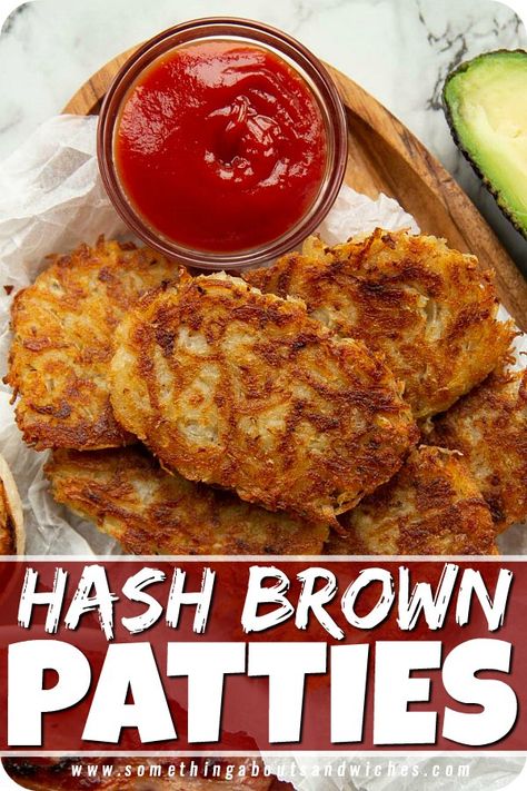 Hashbrown Breakfast, Breakfast Potato, Homemade Potato Chips, Hash Brown Patties, Crispy Hashbrowns, Hashbrown Recipes, Patties Recipe, Hash Brown, Homemade Breakfast