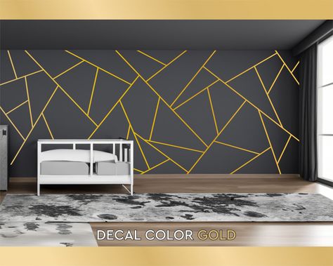 Gold wall decor