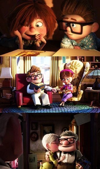 Up Carl Y Ellie, Carl Y Ellie, Disney Amor, 4 Panel Life, Disney Challenge, Disney Couple, Foto Disney, Images Disney, Prințese Disney