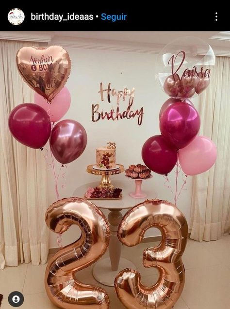 Simple Birthday Decorations At Home Diy, Simple Birthday Decorations At Home, 23rd Birthday Decorations, Birthday Wishes For Best Friend, Happy Birthday 23, Surprise Birthday Decorations, Decoration Buffet, Birthday Decorations At Home, 18th Birthday Decorations