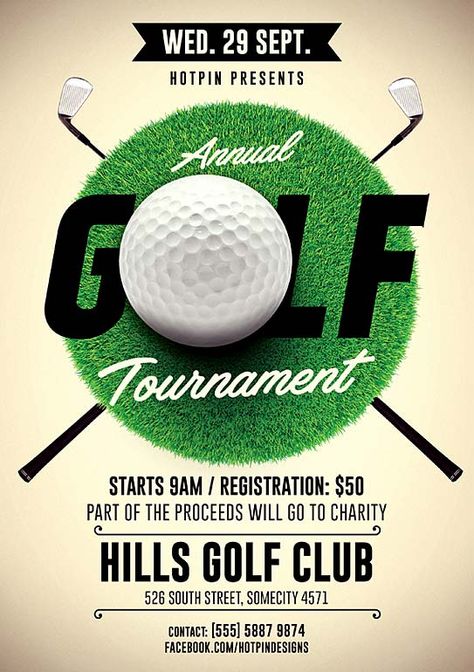 Golf Tournament Fundraiser Flyer, Golf Day Poster, Golf Tournament Poster Design, Golf Flyer Design, Golf Poster Design Ideas, Golf Poster Design, Golf Tournament Ideas Fundraising, Golf Tournament Flyer, Golf Tournament Ideas