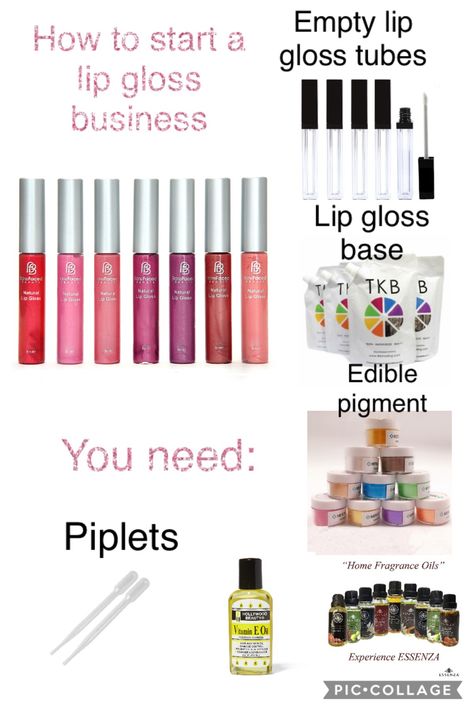 Lip Oil Business Ideas, How To Start A Lipgloss Business, Lip Oil Business, How To Make A Lip Oil, How To Start A Lip Gloss Business, How To Make Lip Gloss At Home, How To Make Lip Gloss, Lipgloss Recipe, Homemade Lip Gloss Recipe