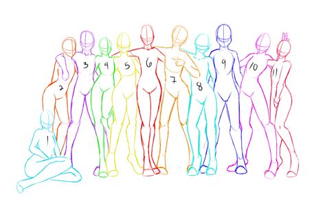 Group Drawing Poses Nine, 9 Character Group Pose, 10 Group Pose Reference, Character Group Poses Reference, 10 People Drawing Reference, Art Reference Group Poses, Pose Base Drawing Reference Group, Character Base Poses Group, 13 People Drawing Base