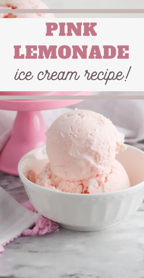 Homemade Pink Lemonade, Lemonade Ice Cream, Smores Dessert Recipes, Easy Blueberry Desserts, Cheesecake Ice Cream Recipe, Iced Tea Recipes Homemade, Blueberry Desserts Recipes, Homemade Iced Tea, Almond Ice Cream