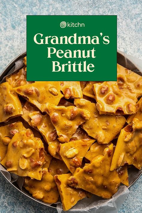 Grandmas Peanut Brittle, The Best Peanut Brittle Recipe, See’s Peanut Brittle Recipe, See's Peanut Brittle Recipe, Peanut Brittle Recipe Old Fashioned, Peanut Brittle Recipe Easy, Homemade Peanut Brittle, Microwave Peanut Brittle, Peanut Brittle Recipe