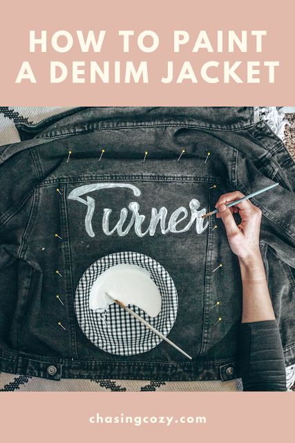 Painting Denim Jacket Diy, How To Paint On Denim Jacket, Denim Jacket Art Paint, Hand Painted Denim Jacket Art Easy, Diy Painted Jacket, Diy Denim Jacket Paint Ideas, Diy Jean Jacket Ideas, Painting On Denim Jacket, Paint Denim Jacket