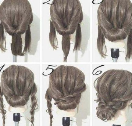 Updos Easy, Chignon Simple, Diy Updo, Easy Updo, Easy Updo Hairstyles, Guest Hair, Pore Strips, Up Dos For Medium Hair, Hairstyles For Medium Length Hair Easy