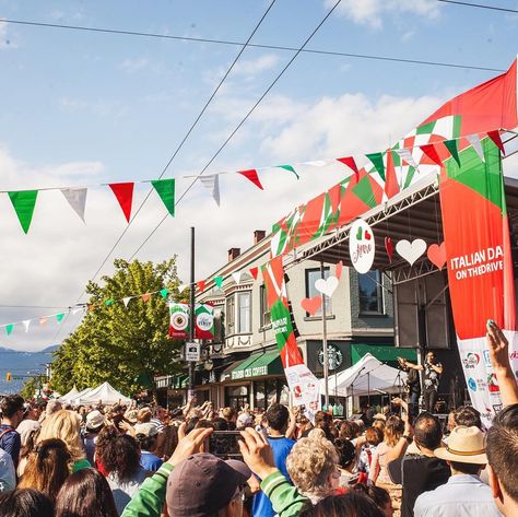 A Massive Italian Food Festival Is Coming To Vancouver - Narcity Italian Day - June Italian Food Festival, Italian Festival, Food Fair, Beautiful Sunday, Italian Culture, Food Festival, Italian Food, Drive In, Spring 2017