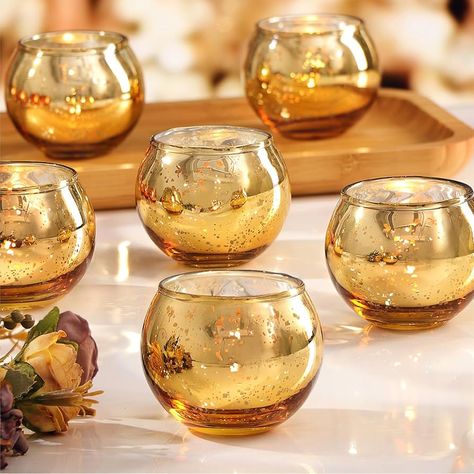 Amazon.com: LAMORGIFT 24 Pcs Blue Votive Candle Holders Bulk- Blue Mercury Glass Votives Glass Tealight Candle Holders for Fall Party Table Centerpieces, Blue Glass Decor for Wedding, Baby/Bridal Shower : Home & Kitchen Blue Votive Candle Holders, Orange Candle Holder, Tea Lights Centerpieces, Thanksgiving Table Centerpieces, Gold Votive Candle Holders, Gold Votive Candles, Green Candle Holders, Mercury Glass Candle Holders, Mercury Glass Candles