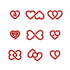 Infinity Drawings, Clever Tattoos, Infinity Art, Heart Tattoo Designs, Infinity Design, Heart Hands Drawing, Heart Illustration, Love Logo, Infinity Love