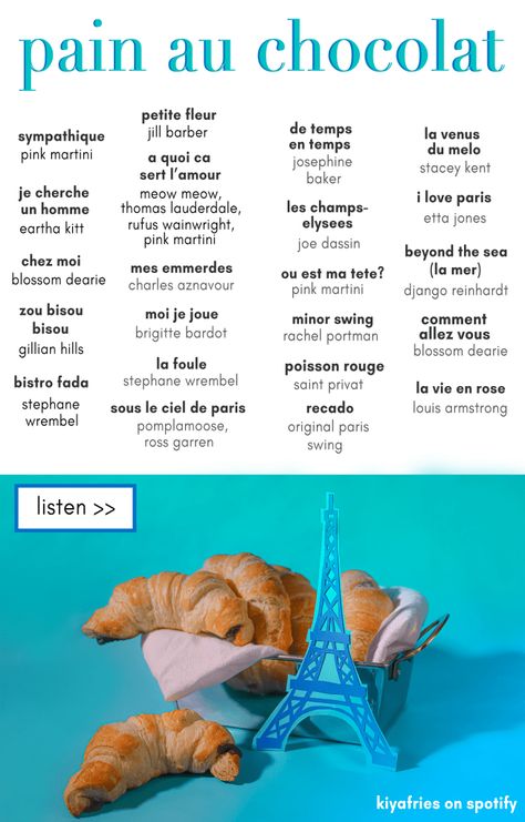 French Music Aesthetic, French Playlist, Cooking Playlist, Food Photography Aesthetic, Party Music Playlist, Christmas Food Photography, Vintage Morning, Music Recs, Styling Food Photography