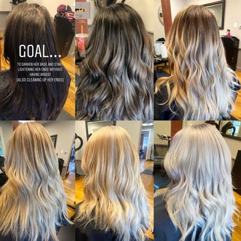 Bleach Wash Hair, Grown Out Blonde Hair, Bleaching Dark Hair, Diy Bleach Hair, Bleaching Hair At Home, Dark To Light Hair, Bleach Hair Color, Diy Highlights Hair, Long Hair Diy