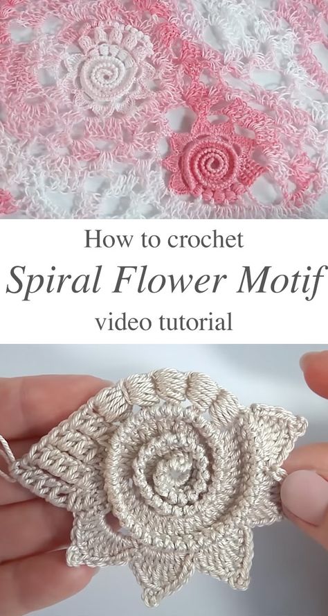 Crochet motif patterns