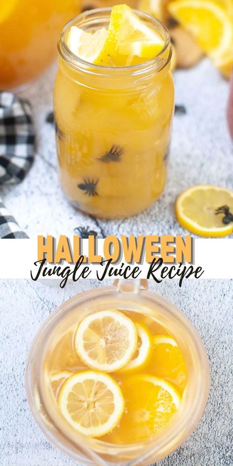 Best Halloween Jungle Juice Recipe Jungle Juice Halloween, Halloween Jungle Juice, Simple Jungle Juice Recipe, Alcoholic Jungle Juice, Easy Jungle Juice, Cocktail Punch, Jungle Juice Recipe, Halloween Juice, Halloween Themed Food