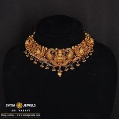 Temple Jewelry Necklace Antique Gold, Gold Long Necklace Designs, Temple Choker Necklace, Long Necklace Designs, Gold Short Necklace, Fashion Jewelry Necklaces Gold, Antique Gold Necklace, Temple Jewellery Earrings, Wedding Jewelry Sets Bridal Jewellery