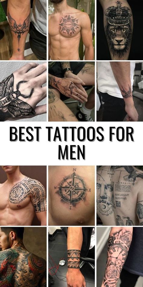 Best Tattoos For Men Ideas Unique, Hand Tattoo Ideas For Men Unique, Men Tattoo Ideas Meaningful, Nerdy Tattoos For Men, Shoulder Tattoo Man, Small Arm Tattoo Men, Blue Collar Tattoo For Men, Small Shoulder Tattoo For Men, Men’s Tattoo Ideas Leg