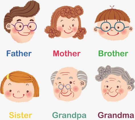 Aktiviti Tadika, Preschool Charts, Family Activities Preschool, Preschool Family, Images Cartoon, Cartoon Family, مشروعات العلوم, Family Worksheet, Family Png