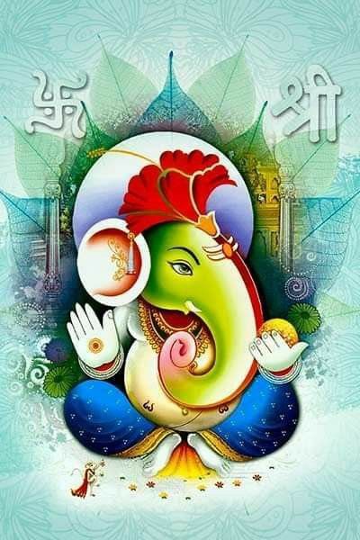 Ganesh Artwork, Diwali Designs, Ganesh Painting, Goddess Images, Ganesha Sketch, Hanuman Murti, God And Goddess, Ganesha Drawing, Gif Wallpaper