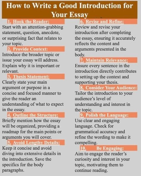 A well-crafted introduction is essential to a successful essay. It should grab the reader's attention, provide context, and clearly state your thesis. Here's a step-by-step guide to writing a compelling introduction: Don’t forget to take a screenshoot 📸 #essaywriting #essaywritinghacks #greenscreen Ap English, Good Introduction, Essay Writing Skills, Thesis Statement, Essay Writing Tips, Surprising Facts, Writing Skills, Essay Writing, Business Account