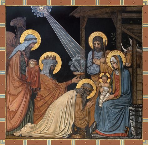 Epiphany Of The Lord, Happy Three Kings Day, Feast Ideas, Happy Christmas Card, The Epiphany, Roi Mage, Come Let Us Adore Him, We Three Kings, The Birth Of Christ