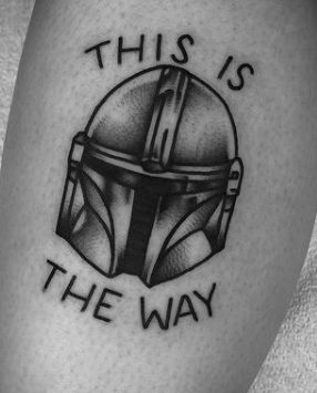 Best 76 The Mandalorian tattoos - NSF - Music Magazine Mandalorian Tattoos, Mandalorian Tattoo, Writer Tattoo, Flash Tattoo Designs, Tattoo Now, Star Wars Tattoo, Tattoo Apprentice, Pin Up Tattoos, Matching Tattoo