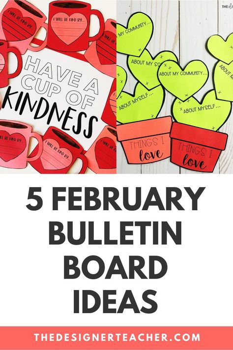 February Classroom Bulletin Board Ideas, Valentines Day Bulletin Board Ideas Preschool Classroom Door, February Kindness Bulletin Board, Kindness Theme Bulletin Boards, Kindergarten February Bulletin Boards, Valentines Boards Bulletin For Work, Valentines Kindness Bulletin Board, Valentine’s Day Classroom Bulletin Board, Bulletin Boards For February