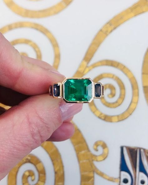 Brent Neale Engagement Ring, Brent Neale, The Client, Something Different, Custom Engagement Ring, She Said, The Story, Emerald, Engagement Ring