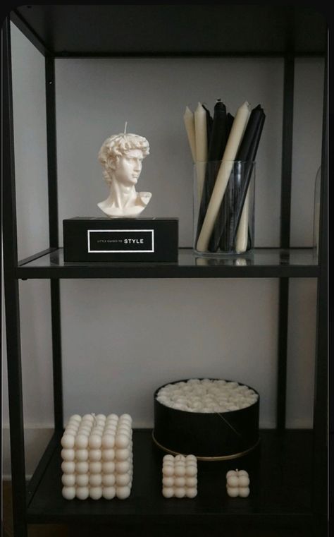 #david #statue #decor #decoration #home #aesthetic #fashion #christmas #hellowonderful #modernhome #recipe #blackandwhite #white #house #candles #candlemaking #pinterest #for #tiktok #diy Soya Mumu, Future Apartment Decor, Apartment Decor Inspiration, Decor Home Living Room, Living Room Decor Apartment, Apartment Room, Dream House Decor, White Houses, Room Aesthetic