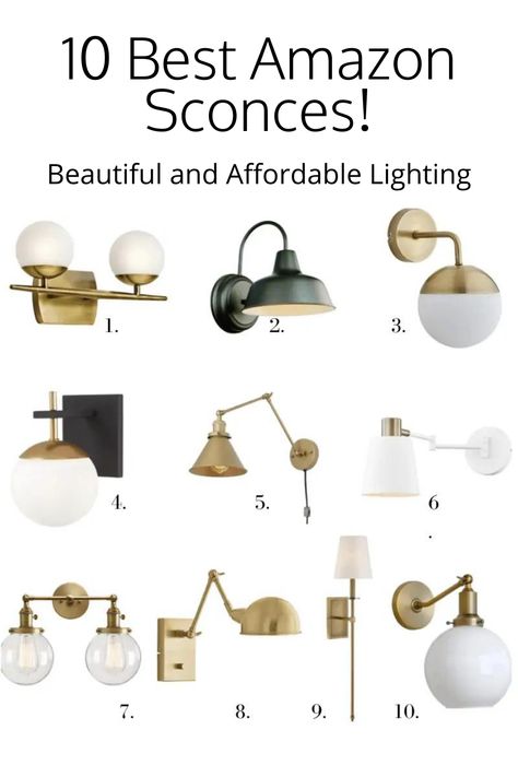 Office Sconces Wall Lamps, Gold Bedroom Sconces, Wall Sconces Beside Tv, Mid Century Modern Wall Sconces Living Room, Indoor Wall Sconces Hallway, Sconces Around Tv, Scone Lights Wall Sconces Living Room, Cheap Lighting Ideas, Modern Wall Sconces Living Room