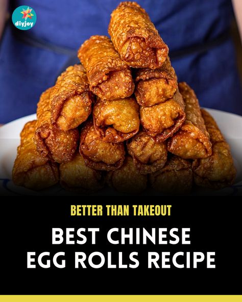 These are hands down better than any egg rolls you can have in any Chinese takeout restaurant! Chinese Restaurant Egg Rolls, Authentic Chinese Egg Rolls Recipe, Chinese Egg Rolls Recipe, Air Fryer Recipes Egg Rolls, Taco Egg Rolls, Pork Egg Roll Recipes, Vietnamese Egg Rolls, Chinese Egg Rolls, Egg Roll Recipe