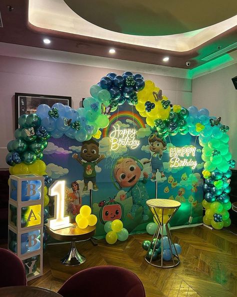 Cocomelon theme decoration in your place book now 9116918882 @thebirthdayplanner #cocomelon #balloon #birthday #party #jaipur… | Instagram Cocomelon Theme Decoration, Cocomelon Birthday Theme Decoration, Cocomelon Decoration, Cocomelon Birthday Decorations, Cocomelon Party Decor, Cocomelon Theme Birthday Party, Cocomelon Party Decorations, Cocomelon Birthday Theme, Cocomelon Backdrop