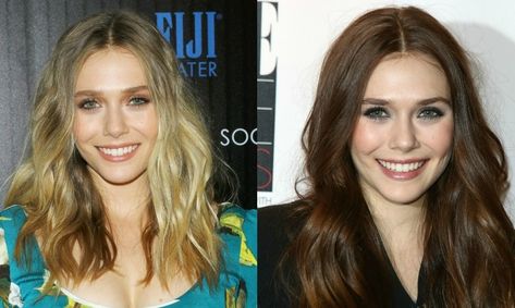 Blonde vs brunette: Celebrity hair transformations - Foto 22 Brunette Celebrity Hair, Brunette Gone Blonde, Brunette To Blonde Before And After, Going Blonde From Brunette, Brunette Celebrity, Blonde Vs Brunette, Blonde Back, Brunette Celebrities, Blonde Celebrities