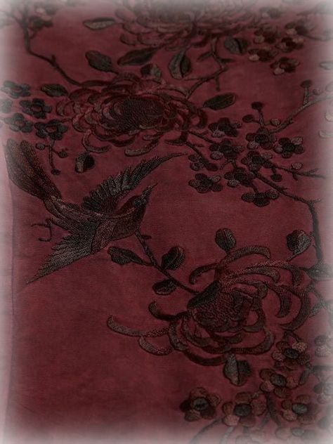 .. House Blackwood, Maroon Aesthetic, Burgundy Aesthetic, Nina Zenik, By Walid, Silk Kimono Jacket, Shades Of Burgundy, Sarada Uchiha, Burgundy Wine