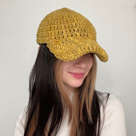 Alexandria Masse, Crochet Baseball Hat, Crochet Baseball, Double Crochet Decrease, Crochet Men, Crochet Sun Hat, Giraffe Crochet, Crochet Bra, Dishcloth Crochet Pattern