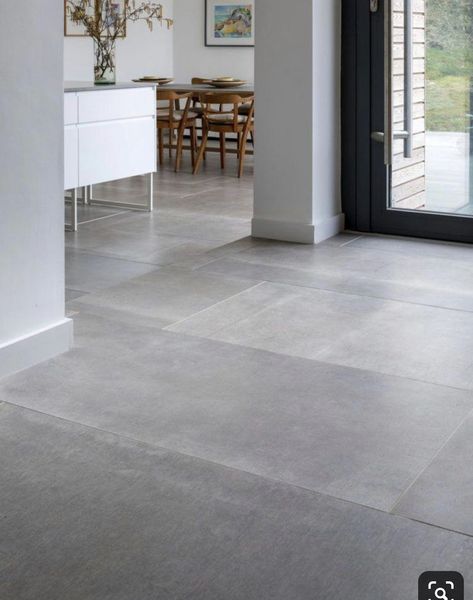 Modern Kitchen Flooring, Tiles Living Room, Tile Floor Living Room, Grey Floor Tiles, Modern Flooring, Ceramic Floor Tile, Living Room Tiles, Floor Tile Design, 카페 인테리어 디자인