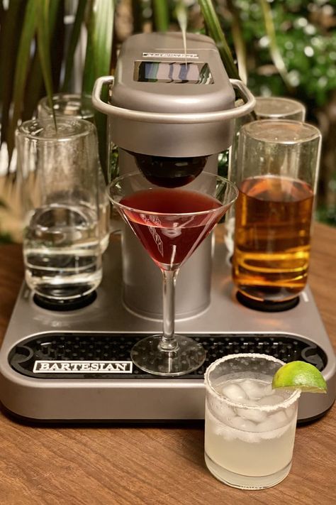 Bartesian Review Bartesian Cocktail Maker, Cocktail Machine, Margarita Machine, Adult Beverages Recipes, Cocktail Maker, Popsugar Food, Food Tech, Oprahs Favorite Things, Wine Connoisseur