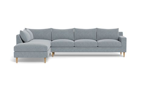 Sloan strikes an ideal balance between sleek and soft. Take, for instance, the crisp lines of its track arm, which are offset by a subtle taper near the back. The Sloan custom sectional sofa reflects a modern influence, yet is approachable and livable. It's no wonder it feels right in a variety of decors, whether modern or more traditional.
Sloan's sit profile only adds to the universal appeal. With a medium height and depth, it's a sectional sofa that suits a range of body types. The layered cu Custom Sectional Sofa, Bumper Sectional, Custom Sectional, Interior Define, Living Room Sectional, Silver Fox, Chrome Plating, Sectional Sofa, Custom Color