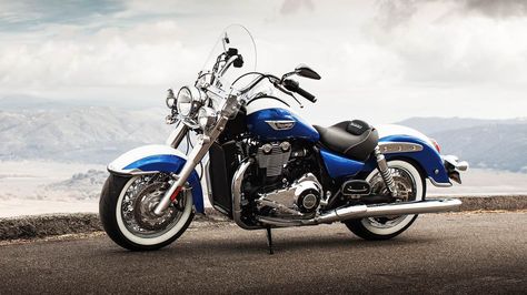 Triumph Thunderbird LT launched in India Honda Bobber, Triumph Thunderbird, Triumph Bikes, British Motorcycles, Custom Chopper, Honda Shadow, Iron Horse, Sports Bikes Motorcycles, Hot Bikes